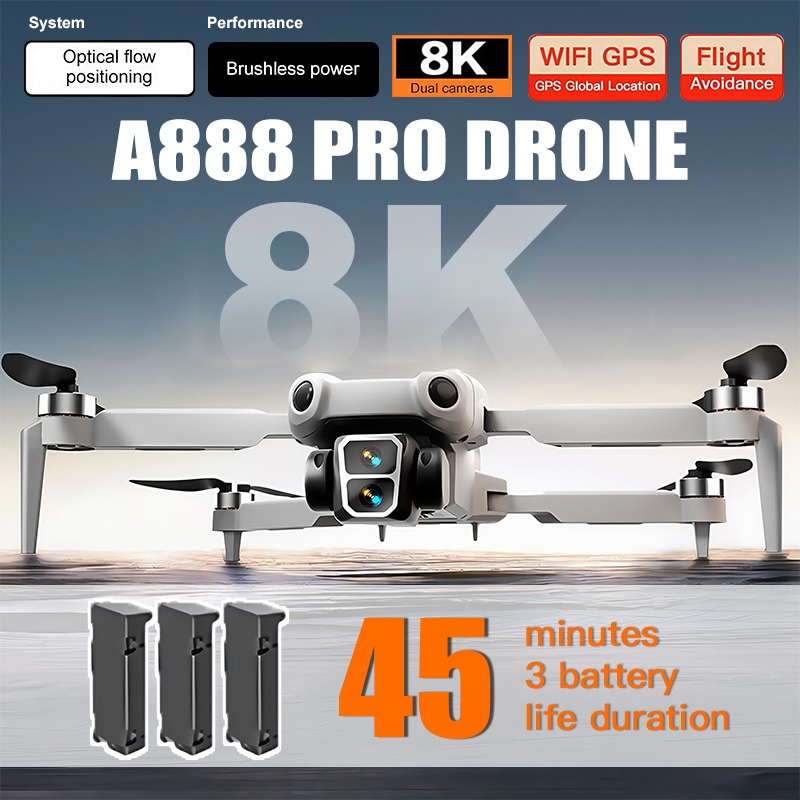 Eachine Drone E58 - Drone A888 Pro Original 4K Profissional