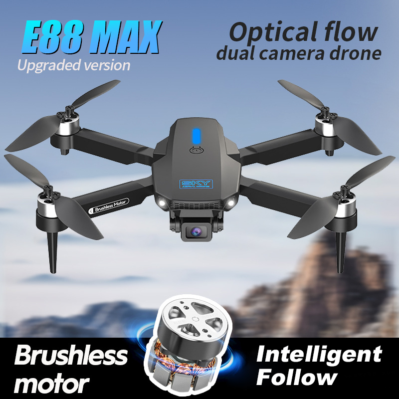 E88 MAX Pro Drone com câmera H - Eachine Drone E58 avaliação e preço