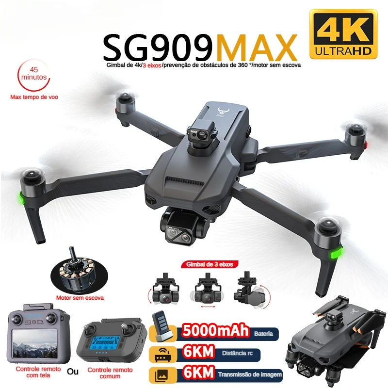Zll sg909 sg909max drone profi - Drone Gimbal Case avaliação e preço